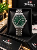 Premium Tissot Style Men’s Watch – Elegant Stainless Steel Wristwatch